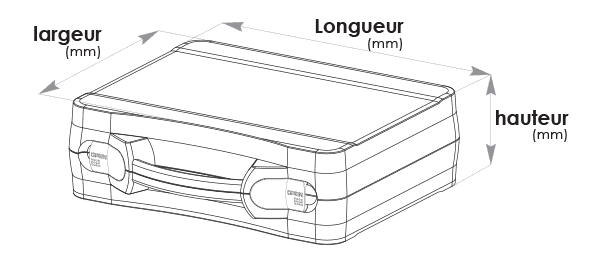Mya Poign/éE De Valise en Plastique pour Poign/éE De Mallette pour Guitare,Silve